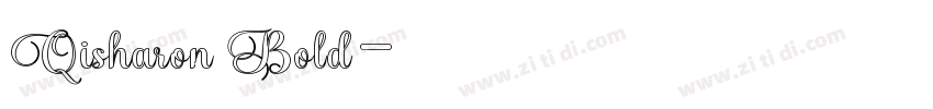 Qisharon Bold字体转换